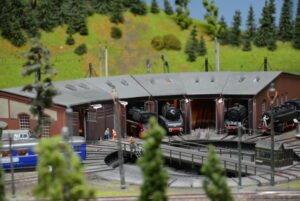 Modellbahnreparatur Lokschuppen